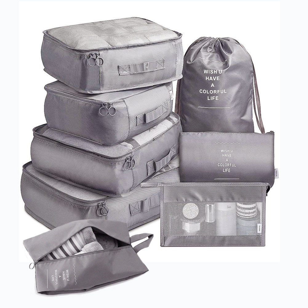 Gris Chiné (Set 8 Pièces)